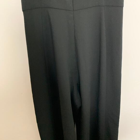 Black Halo Delia Wide Leg Jumpsuit Womens Black Size 6 - Picture 9 of 16